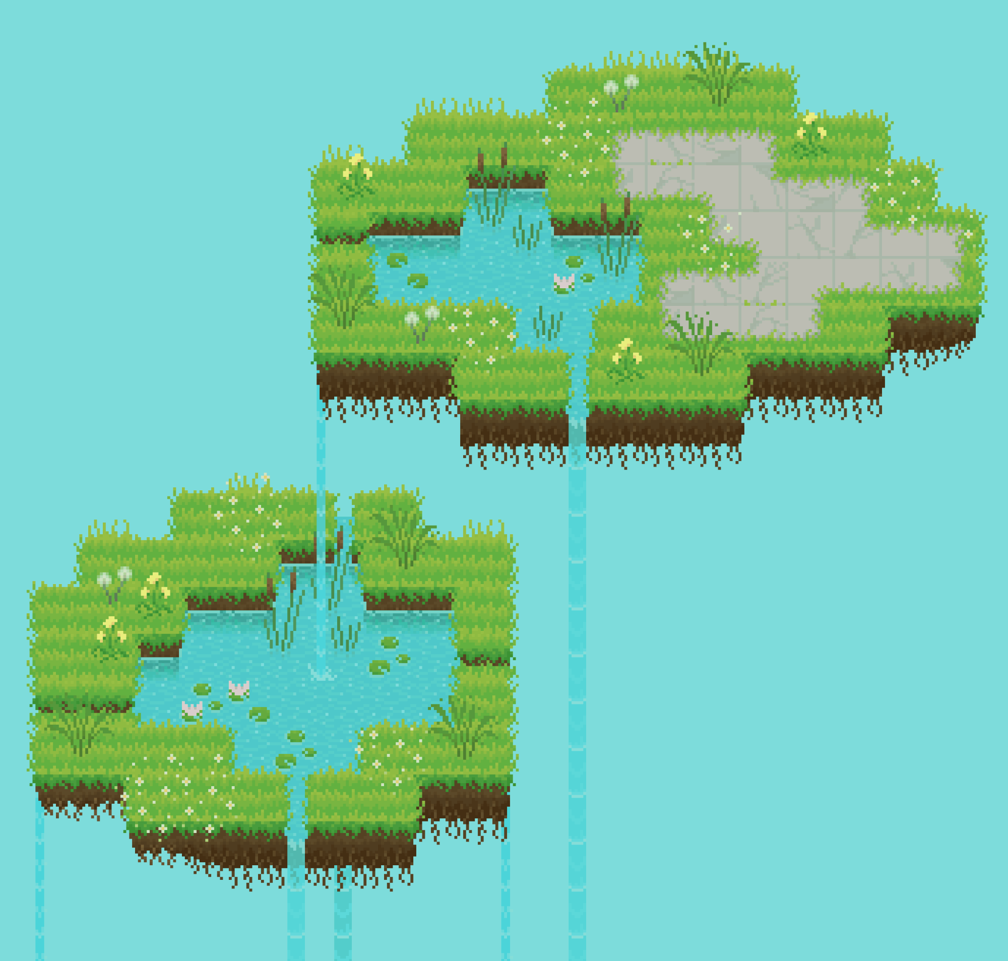 Floating Island Tileset