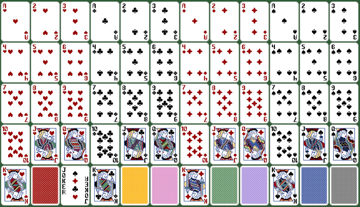 Pixel Playing Cards Expanded