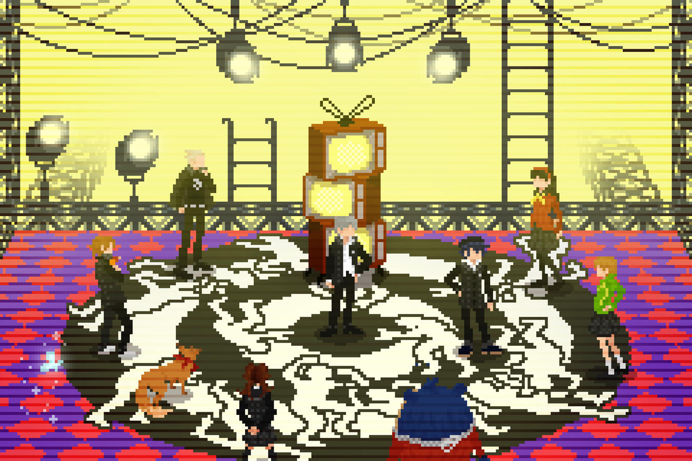 Backside of the TV - Fan Work